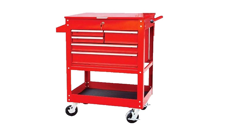 Repair Tool Car Auto Storage Rack Self-Locking Drawer Cabinet Truck with Small Trolley