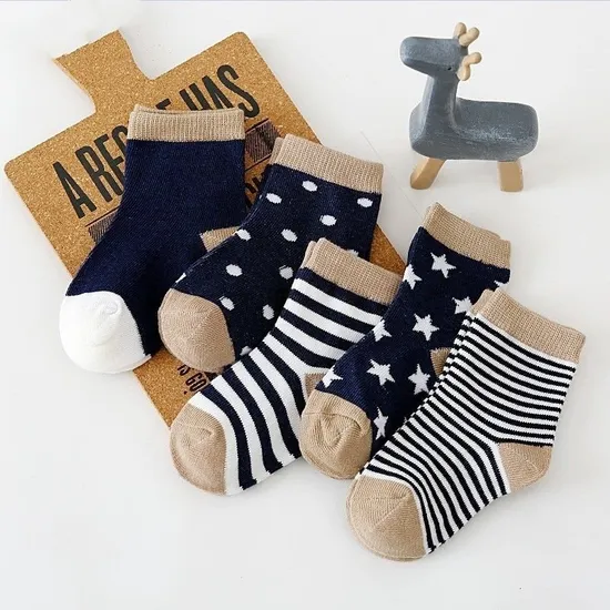 Infant Toddler Cute Design Soft Baby Kids Turn Cuff Ruffle Cotton Socks