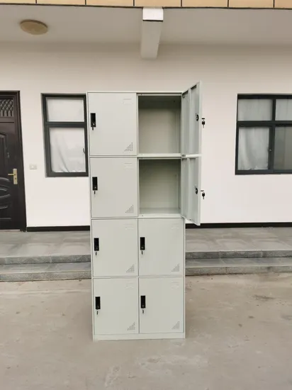 Factory Direct Sale Staff 2 Doors Steel Cabinet Clothes Locker