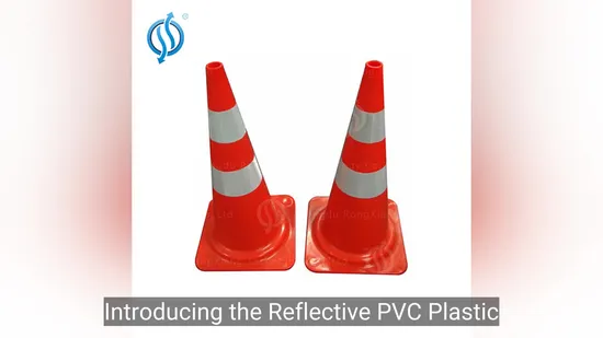 Soft 900mm Unbreakable Plastic Traffic Cone 