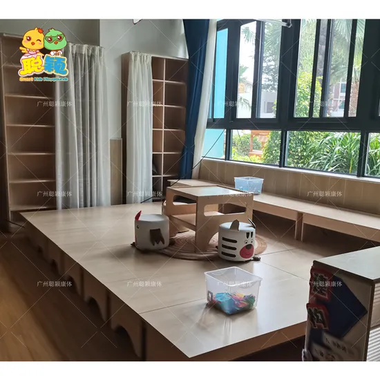 Customized Functional Kindergarten/Preschool Classroom Kid′s Wooden Furniture Sets 