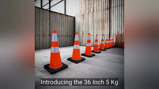 Well Flexible PVC Soft Height Traffic Cones 