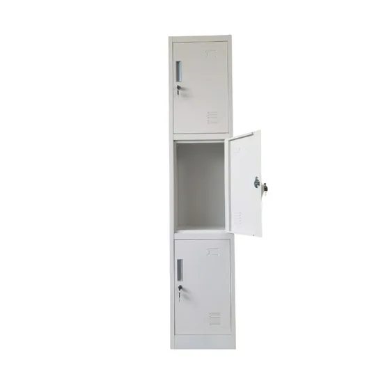School Office Furniture Manufacturer Gym Metal Storage Cabinet 3 Tier Steel Locker 