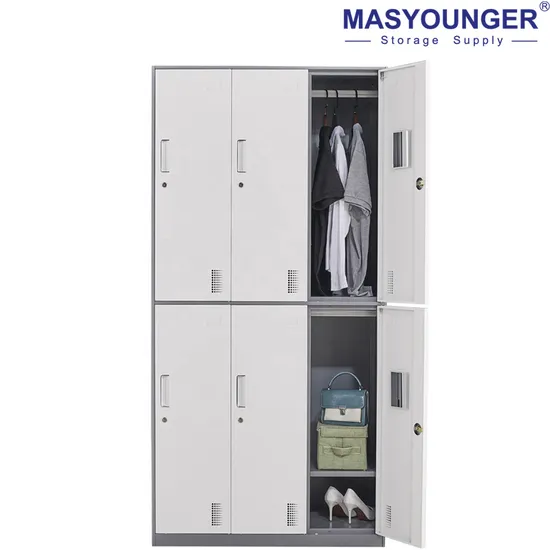 Factory Steel Cabinet Locker Metal Wardrobes School Staff Steel Storage Metal Gym Lockers 