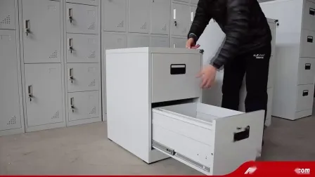 Morden 2 Door Lockable Office Steel Cabinet Metal Warehouse Storage Cabinet