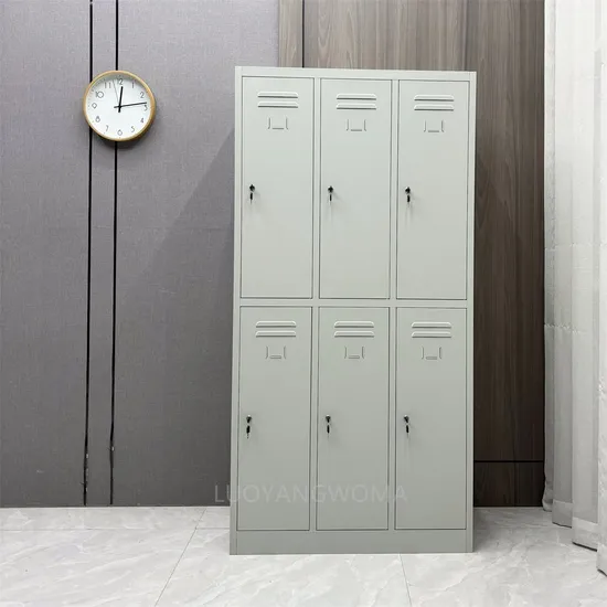 6 Door School Gym Clothes Metal Storage Locker 