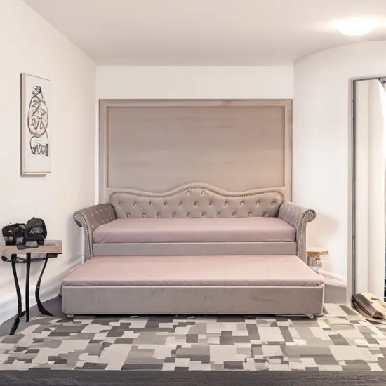 Customized Huayang Bed Function Sleeper Fabric Functional Folding Sofa Home Furniture Manufacture 