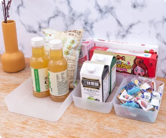 Stackable Drawer Clutter Organizer with Dividers: Ideal for Student Stationery, Kitchen and Bathroom 